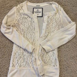 Beautiful White Lace Cardigan